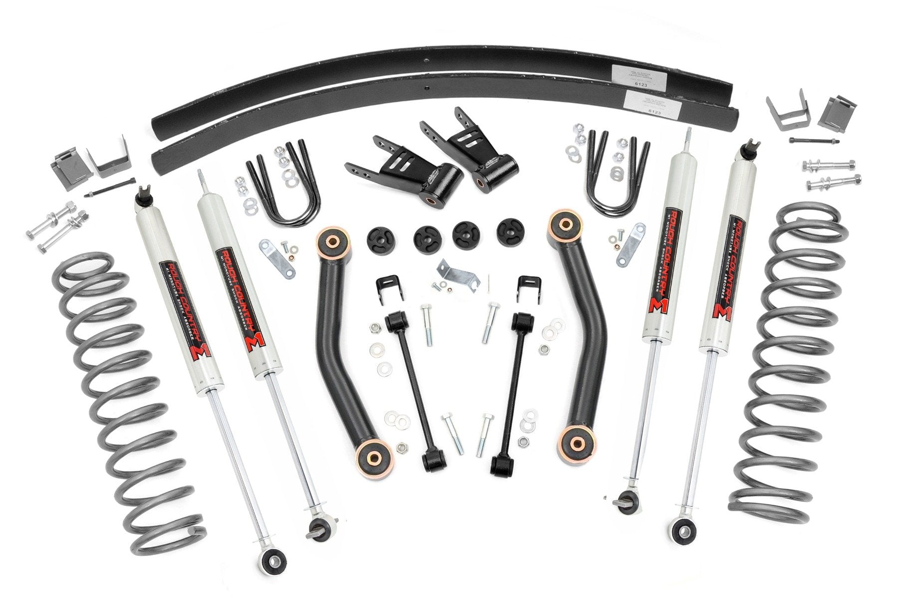 Rough Country 4.5" Lift Kit M1 Rear AAL For Jeep Cherokee XJ 84-01 62340