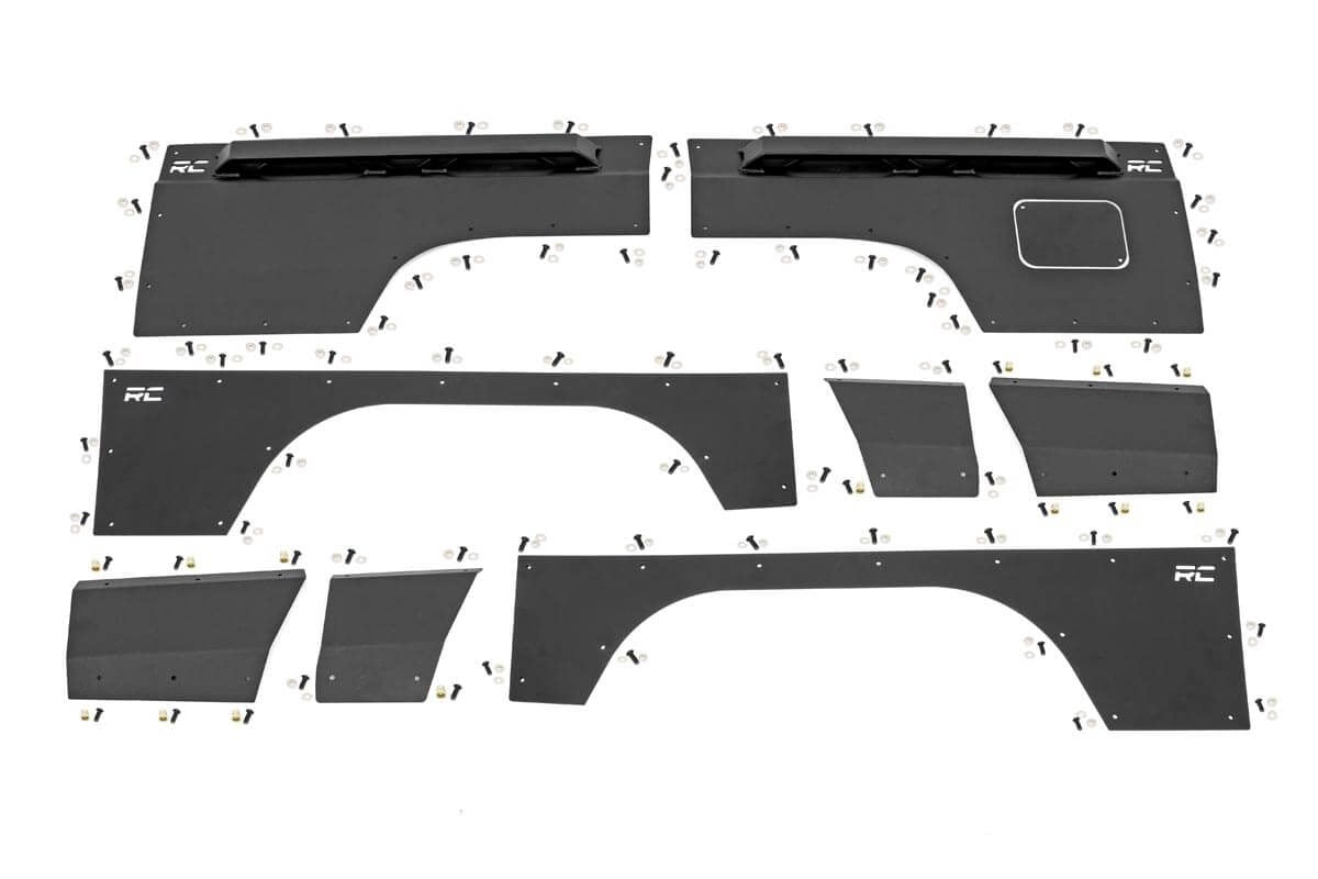 Rough Country F & R Upper and Lower Quarter Panel Armor 97-01 Cherokee XJ 10581