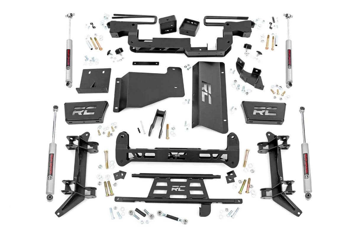 Rough Country 6in GM Suspension Lift Kit 88-00 K2500/3500 PU 4wd 16130