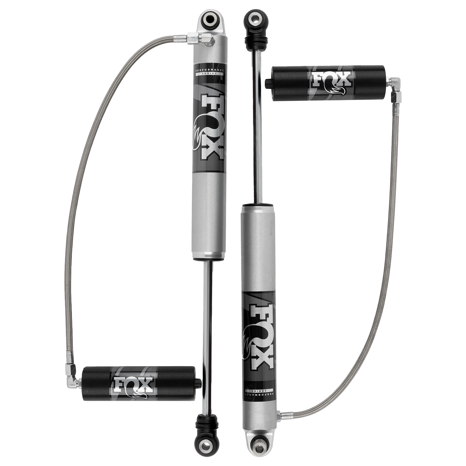 FOX 2.0 Remote Reservoir Front Shock | Performance Series | 2-3 Inch Lift | Wrangler JL (18-24) -1