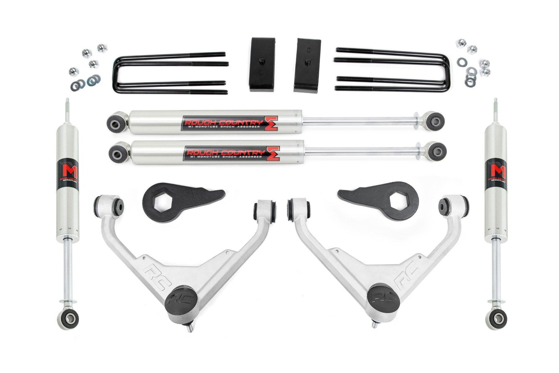 Rough Country 3" Lift Kit FT Code M1 Chevy/GMC 2500HD 01-10 85940