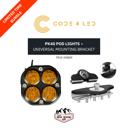 CODE 4 | PK40 Pod Light Bundle (True Amber)