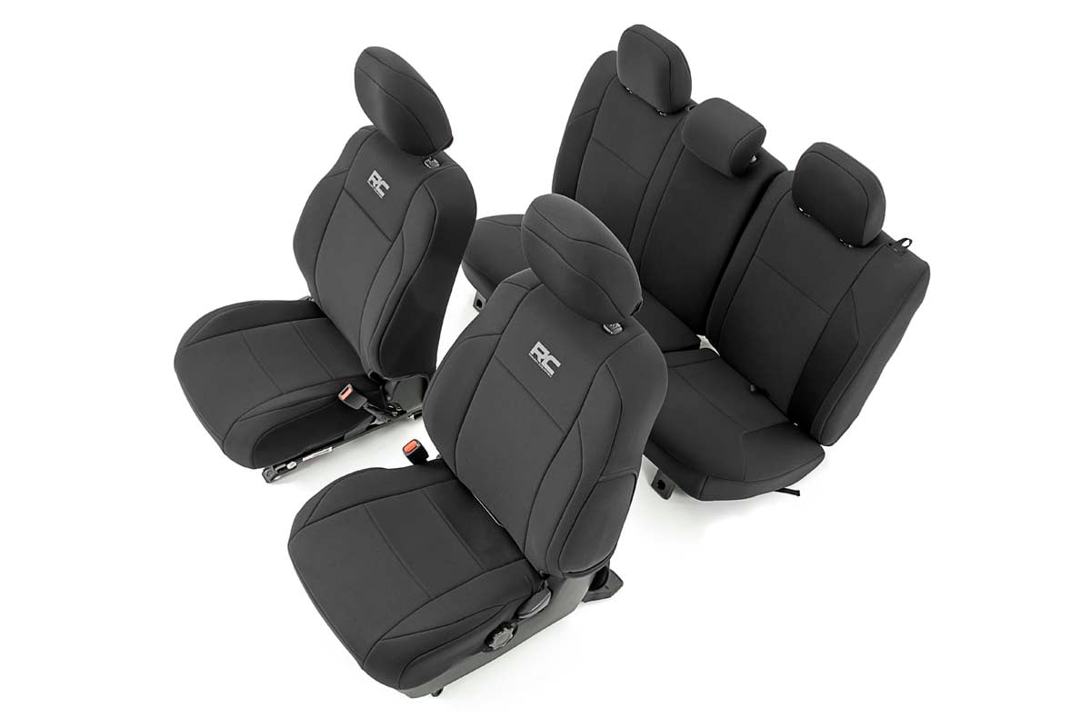 Toyota Neoprene Front & Rear Seat Covers (16-20 Tacoma) 91031