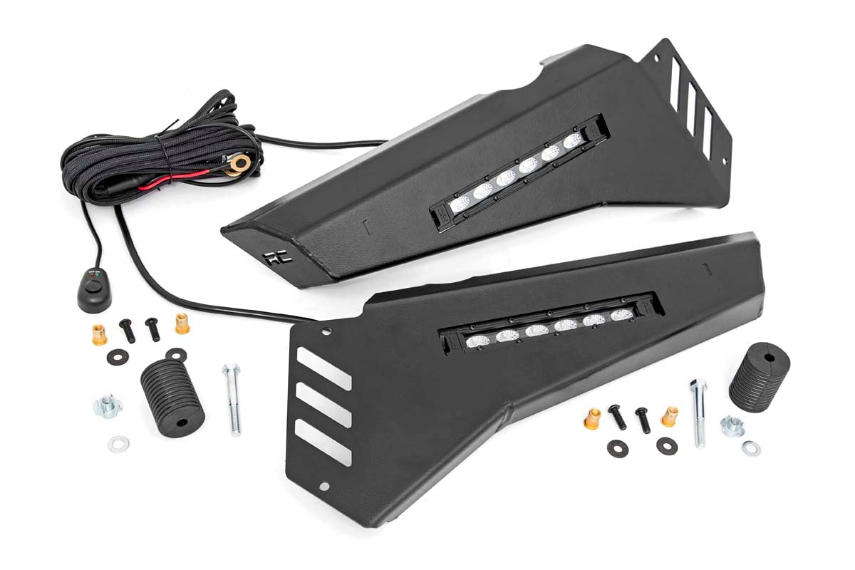 Rough Country Honda Pioneer Frt Bumper Panel 6" LED bar Factory Stinger 92025