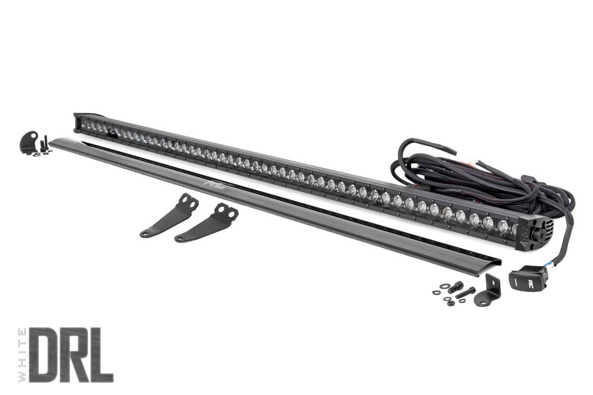 Rough Country Polaris General 50" Single-Row Windshield LED Kit BLK 19-20 93035