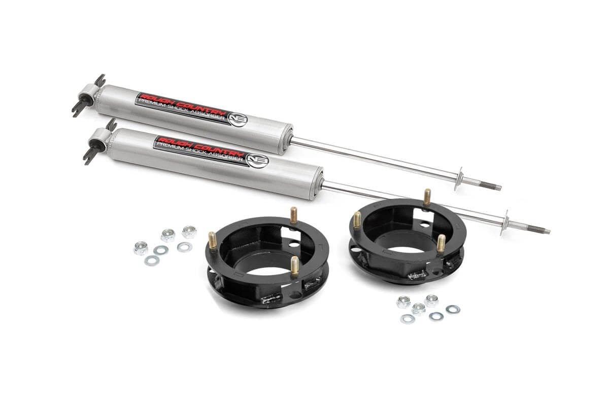 Rough Country 1.5in Dodge Leveling Kit N3 Shocks 94-02 RAM 2500 4WD 33730