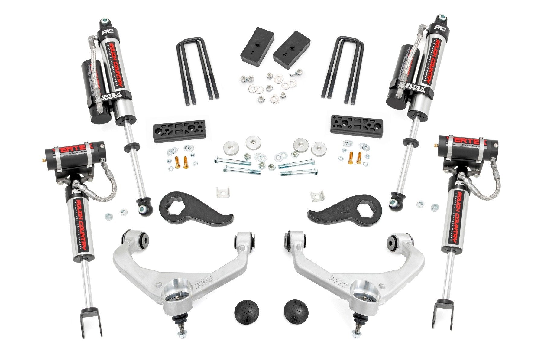 Rough Country 3" Lift Kit Vertex w/ Overloads Chevy/GMC 2500HD 20-25 97750