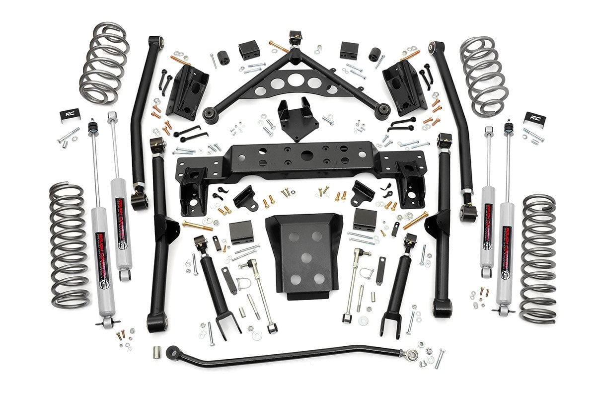 Rough Country 4" Long Arm Suspension Lift Kit for Grand Cherokee WJ 99-04 90820