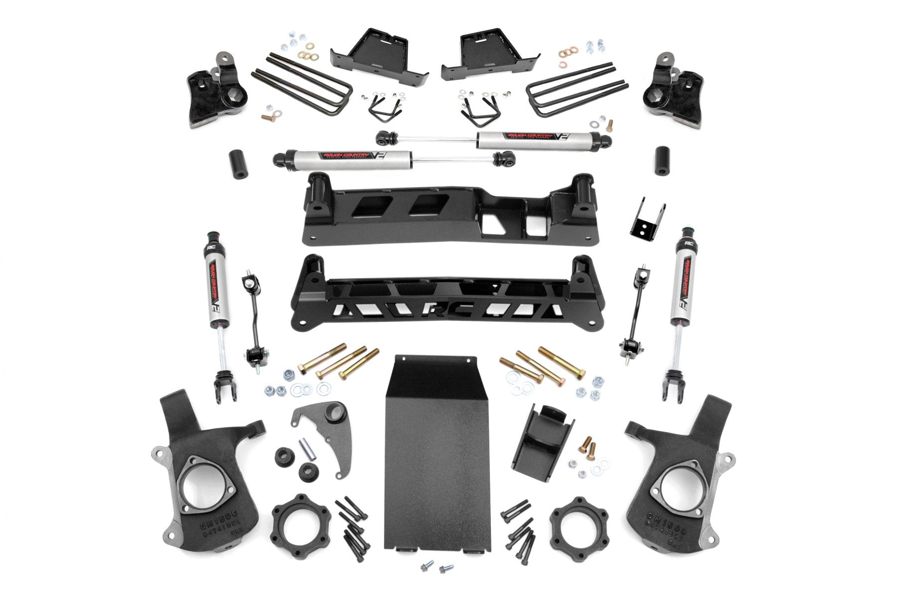 Rough Country 4" Lift Kit V2 Chevy Silverado & GMC Sierra 1500 4WD 99-06 -1