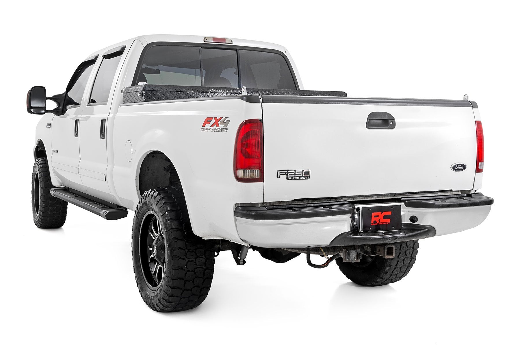 Rough Country HD2 Running Boards Super Crew Cab Ford F250/F350 99-16 SRB991691A