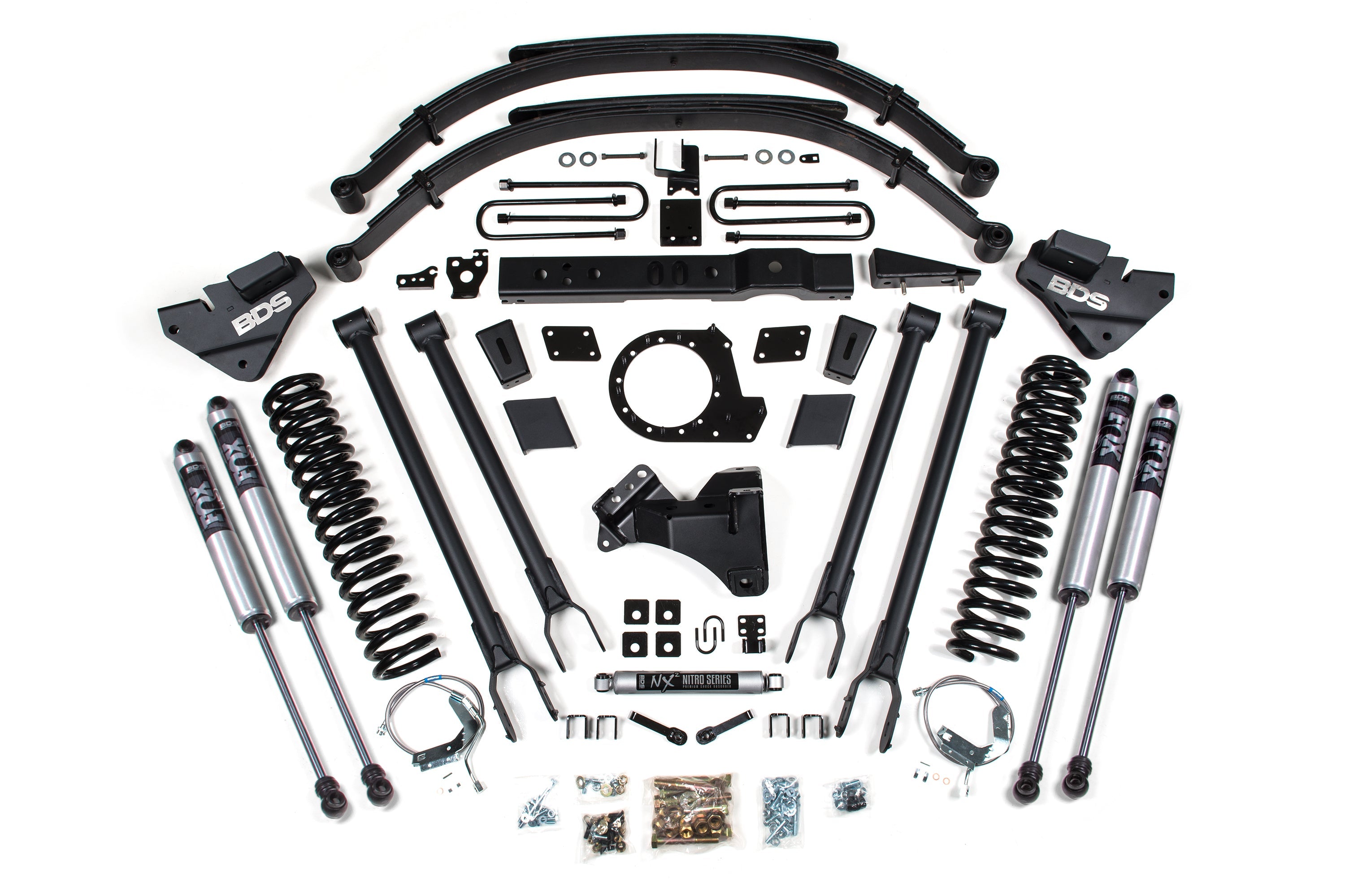 8 Inch Lift Kit | 4-Link Conversion | Ford F250/F350 Super Duty (17-19) 4WD | Diesel -2