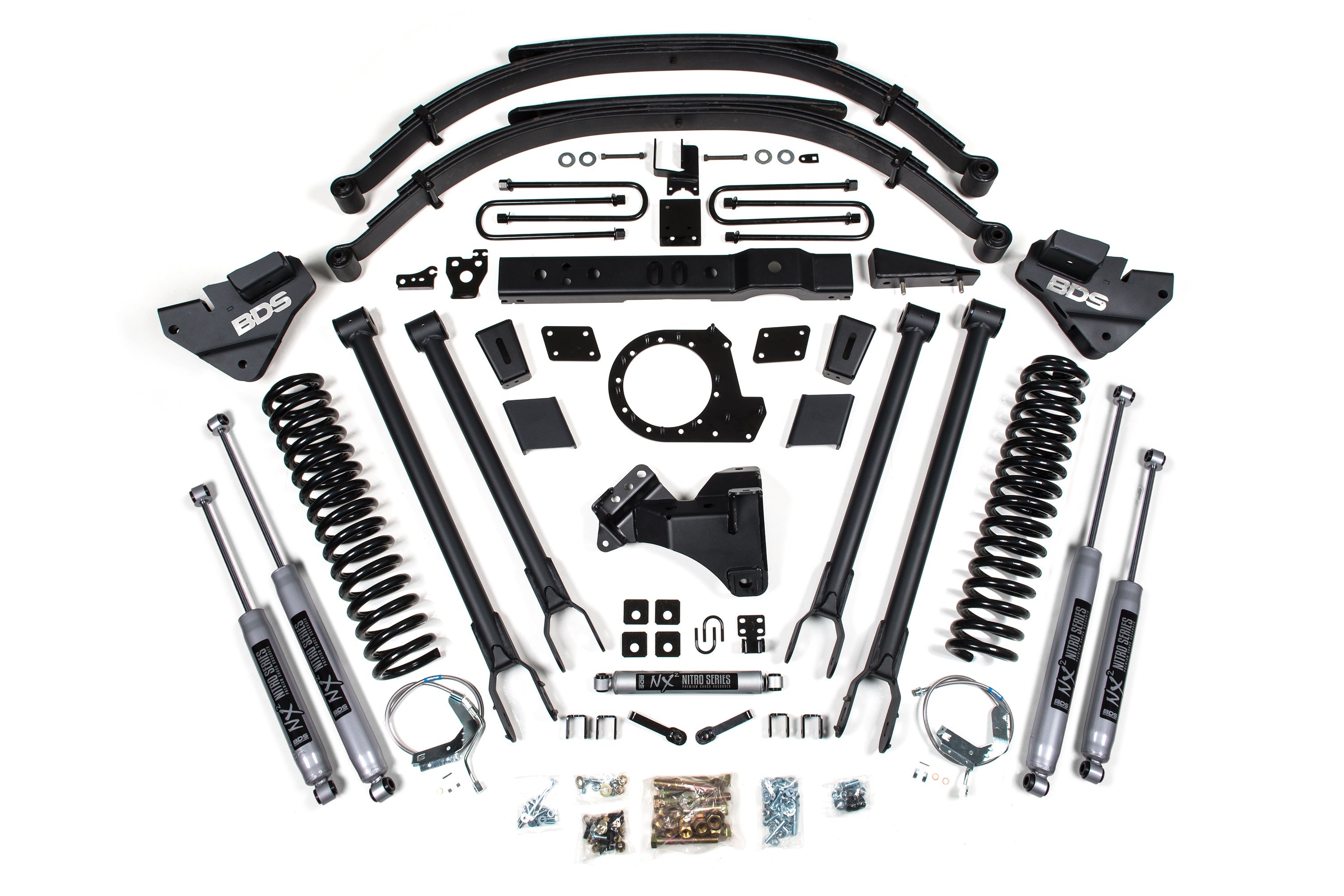 8 Inch Lift Kit | 4-Link Conversion | Ford F250/F350 Super Duty (17-19) 4WD | Diesel -1