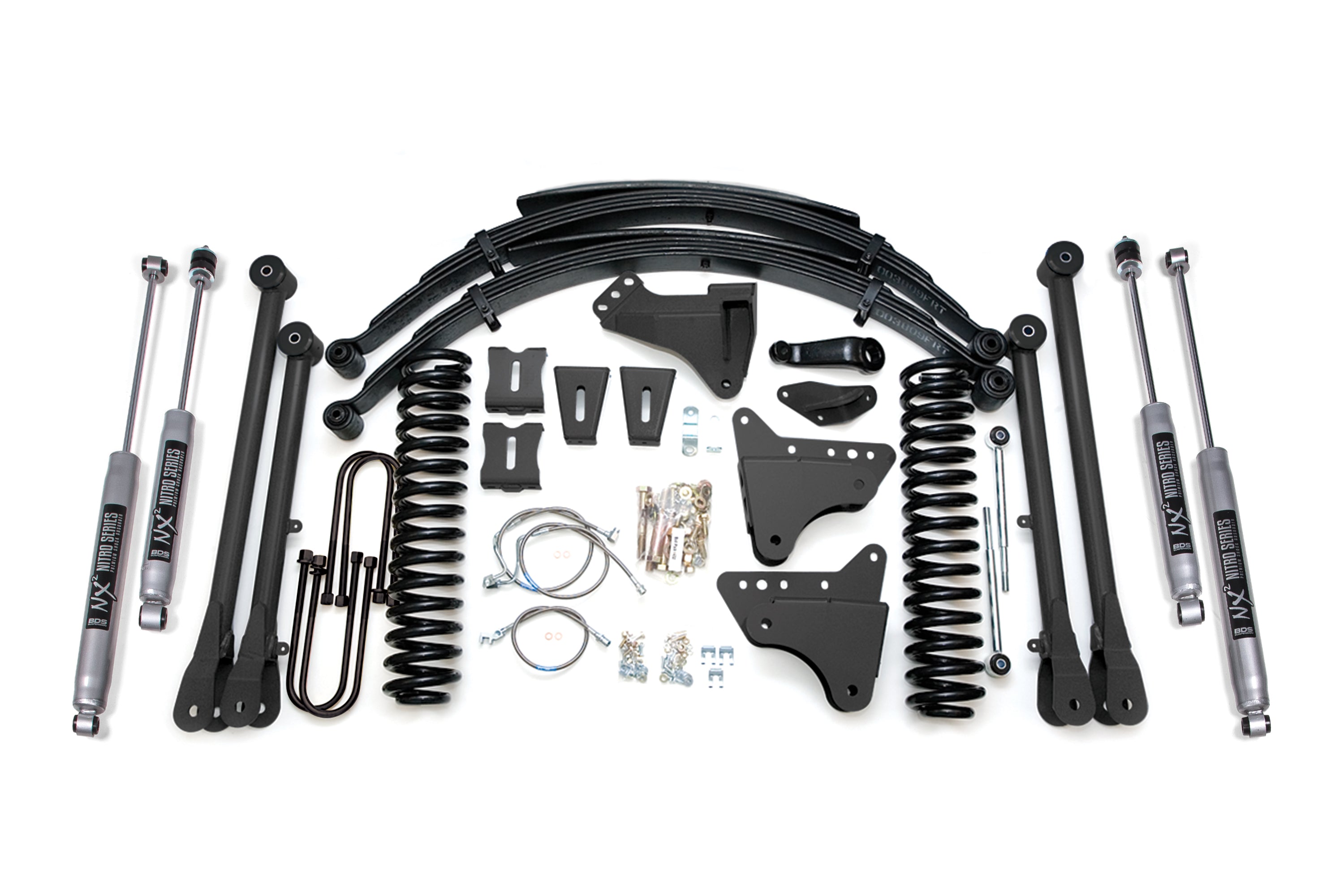 8 Inch Lift Kit w/ 4-Link | Ford F250/F350 Super Duty (05-07) 4WD | Gas -1