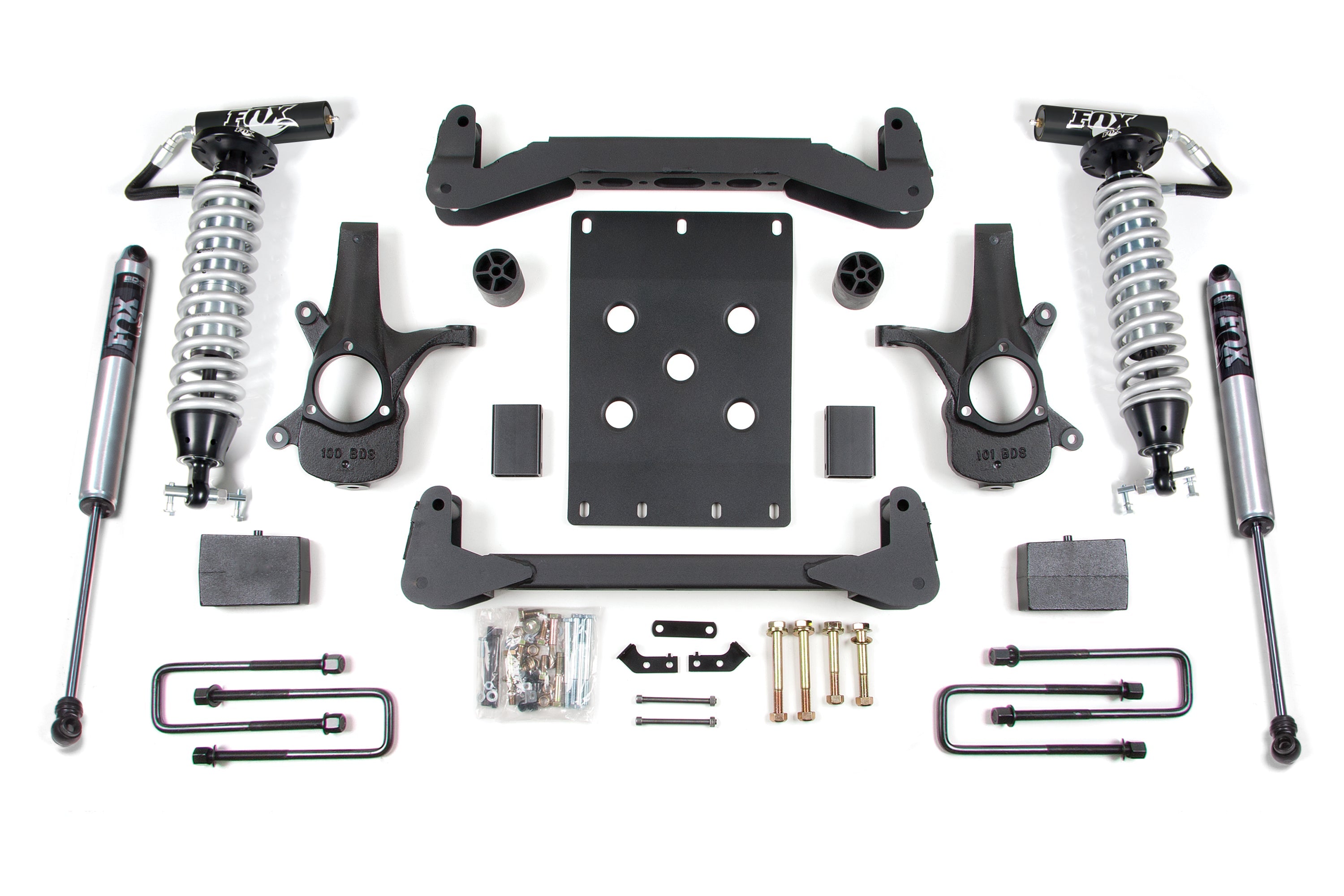 4 Inch Lift Kit | FOX 2.5 Coil-Over | Chevy Silverado or GMC Sierra 1500 (07-13) 2WD -1