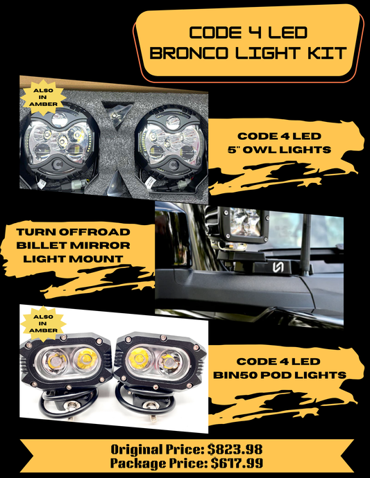 Bronco Light Kits - OWL5-A & BIN50-SA