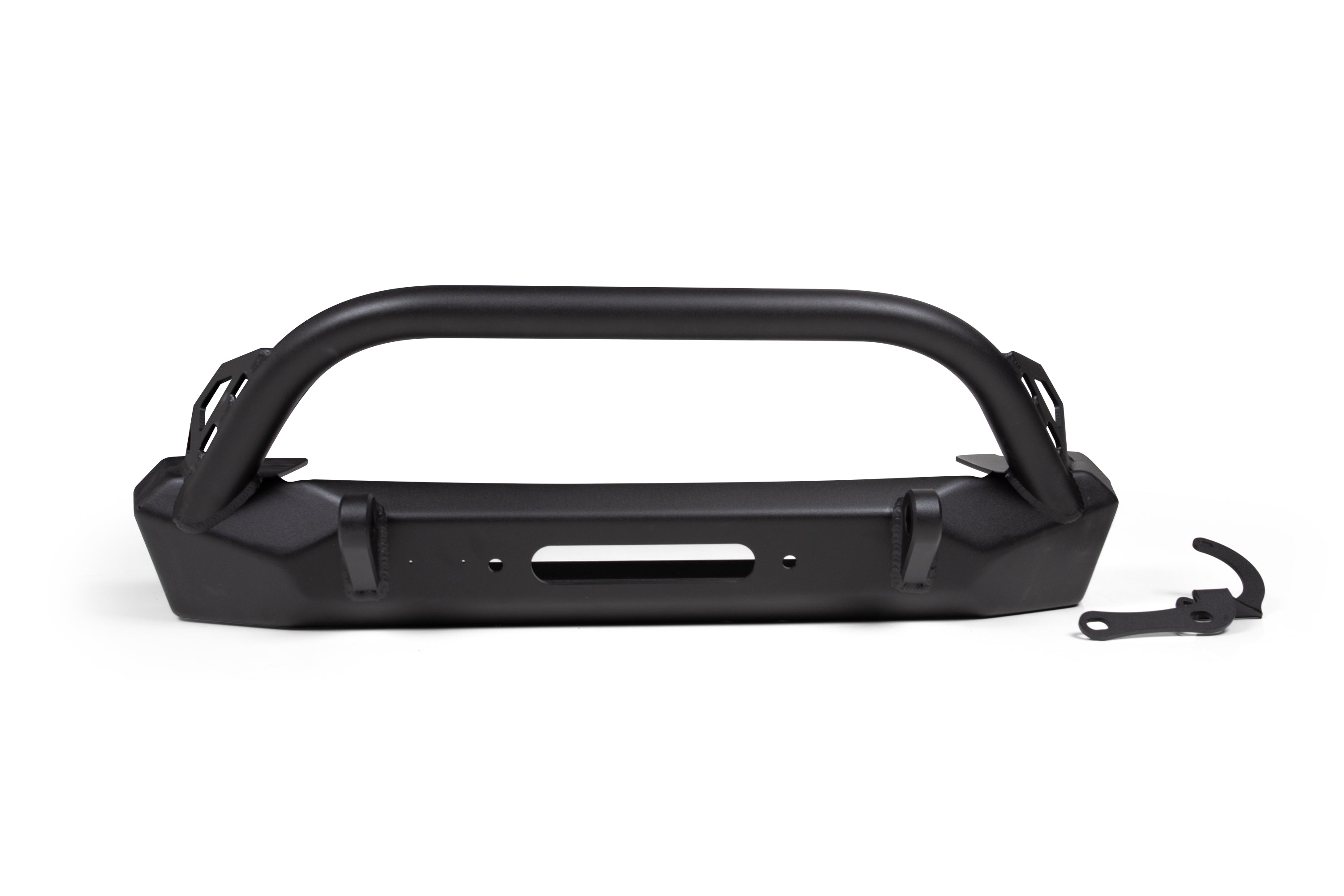 Inferno Front Winch Bumper with Flat Top Bull Bar | Jeep Wrangler JK -1