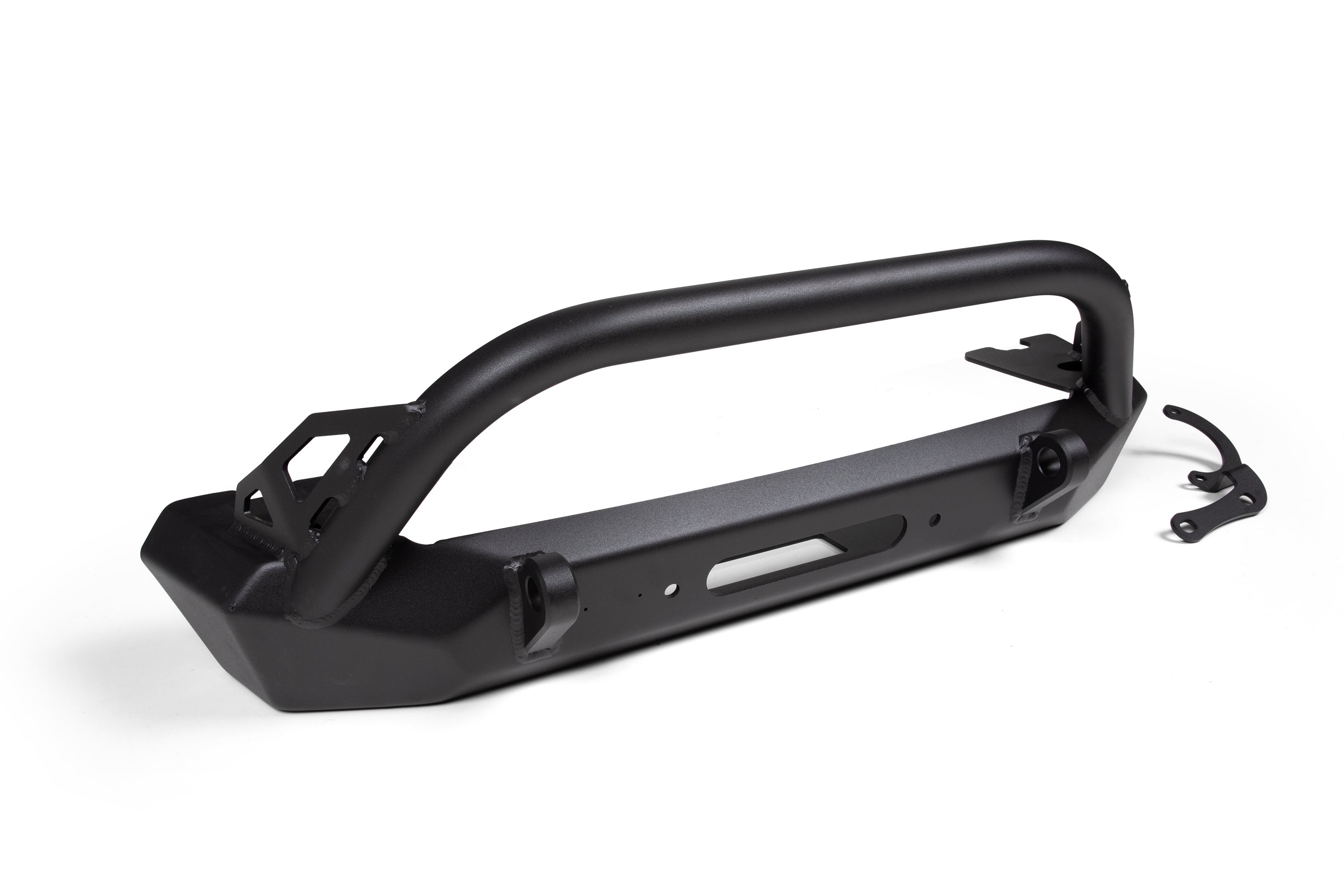 Inferno Front Winch Bumper with Flat Top Bull Bar | Jeep Wrangler JK -2
