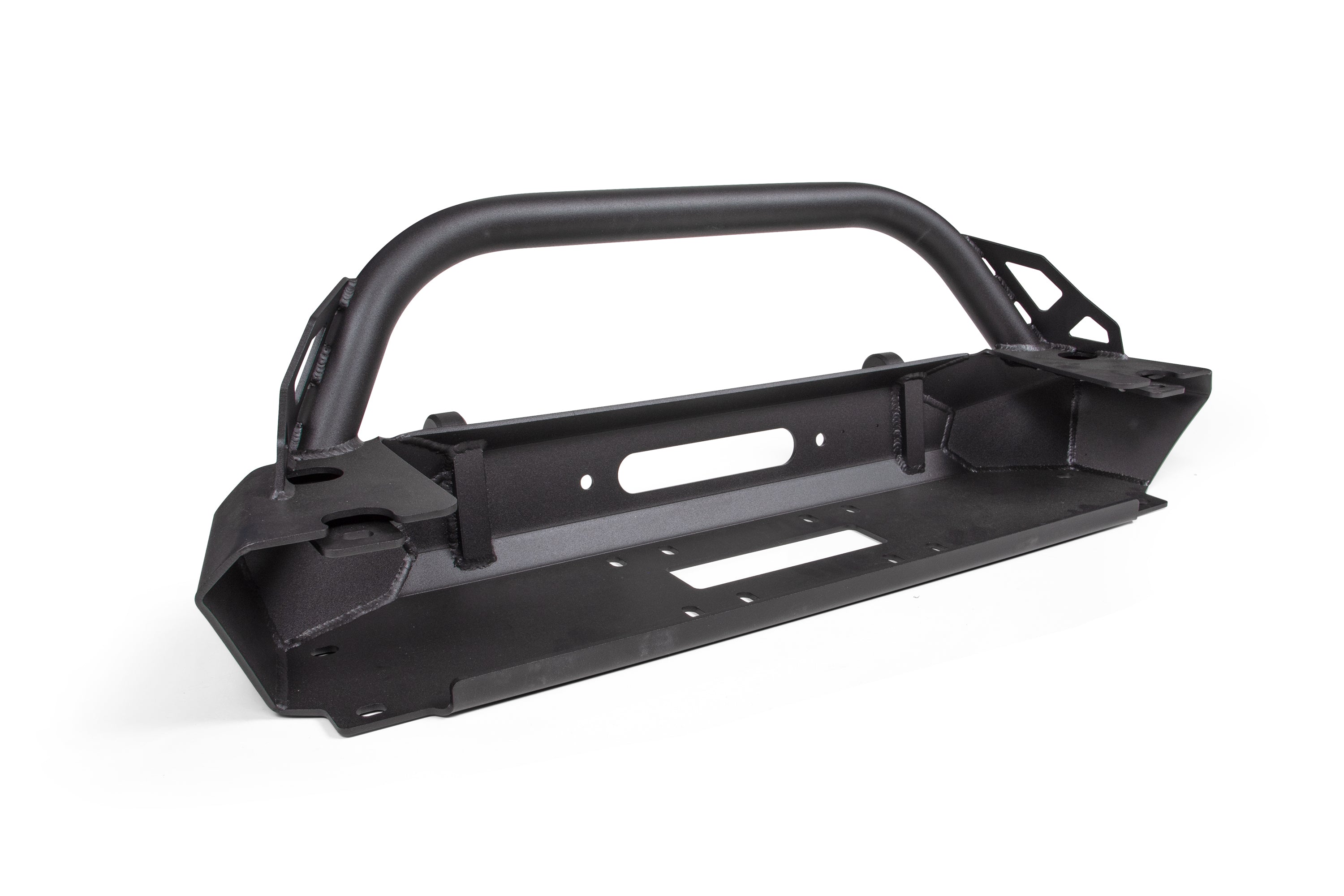 Inferno Front Winch Bumper with Flat Top Bull Bar | Jeep Wrangler JK -5