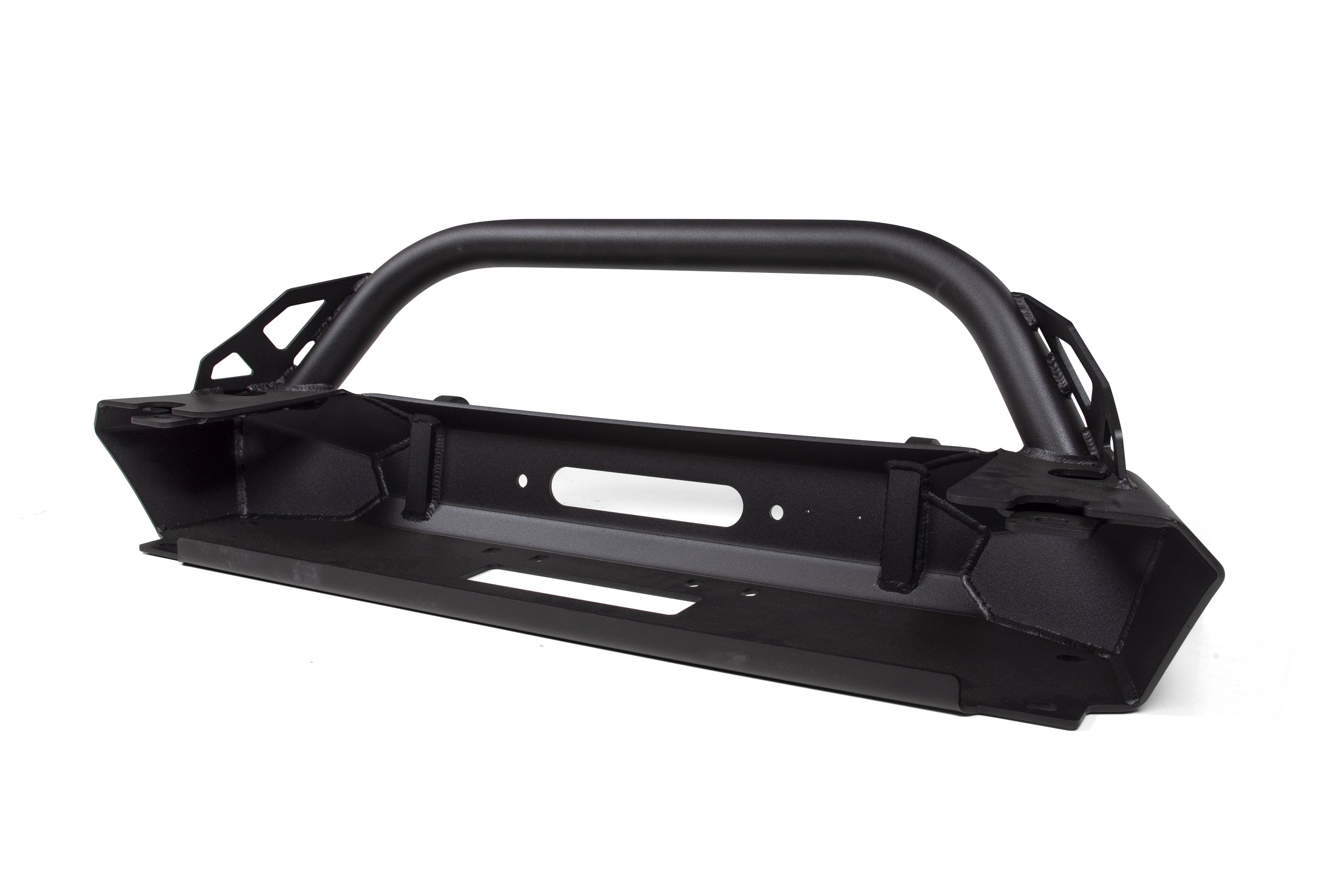 Inferno Front Winch Bumper with Flat Top Bull Bar | Jeep Wrangler JK -7
