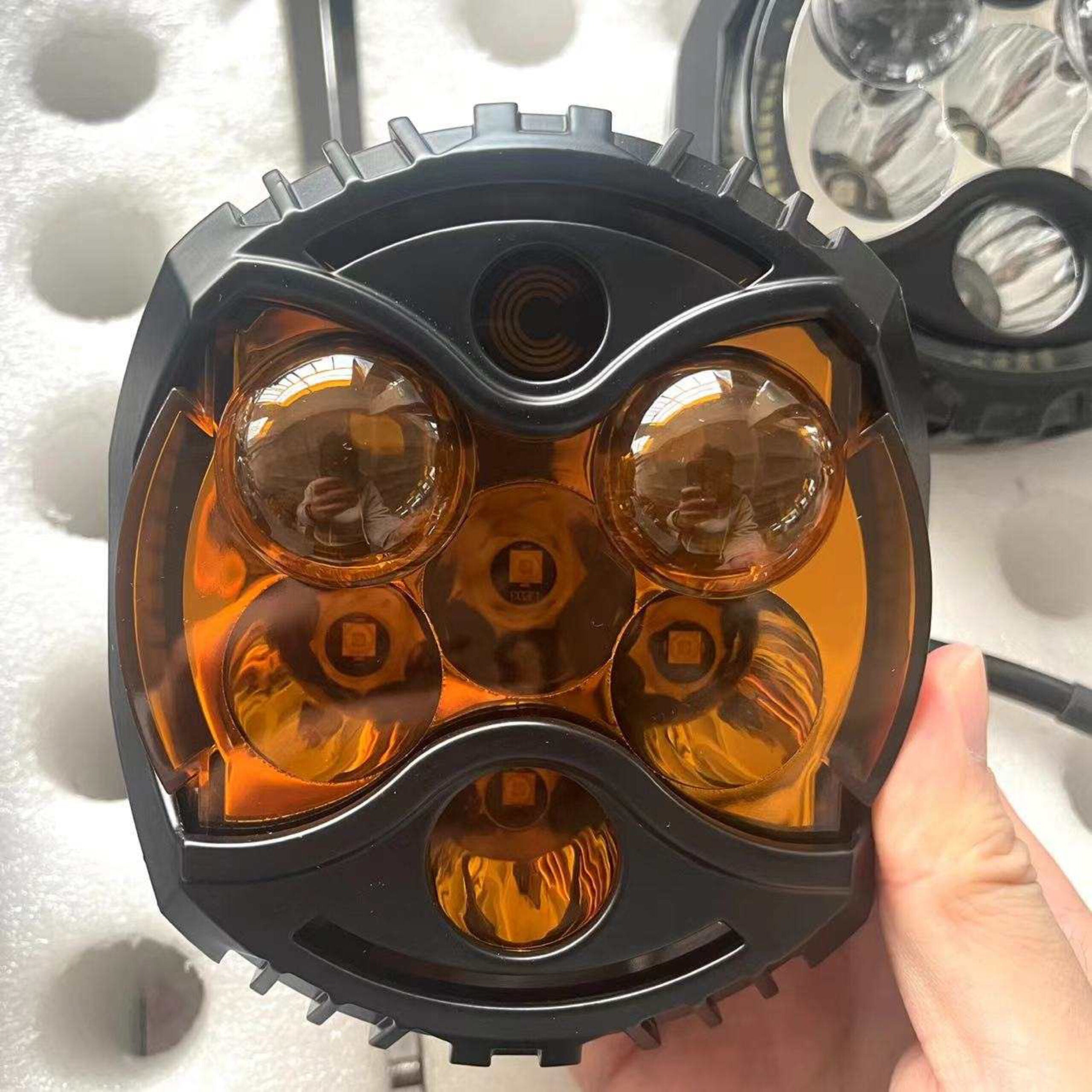 Code 4 LED Owl Light - 5 Inch Amber -1