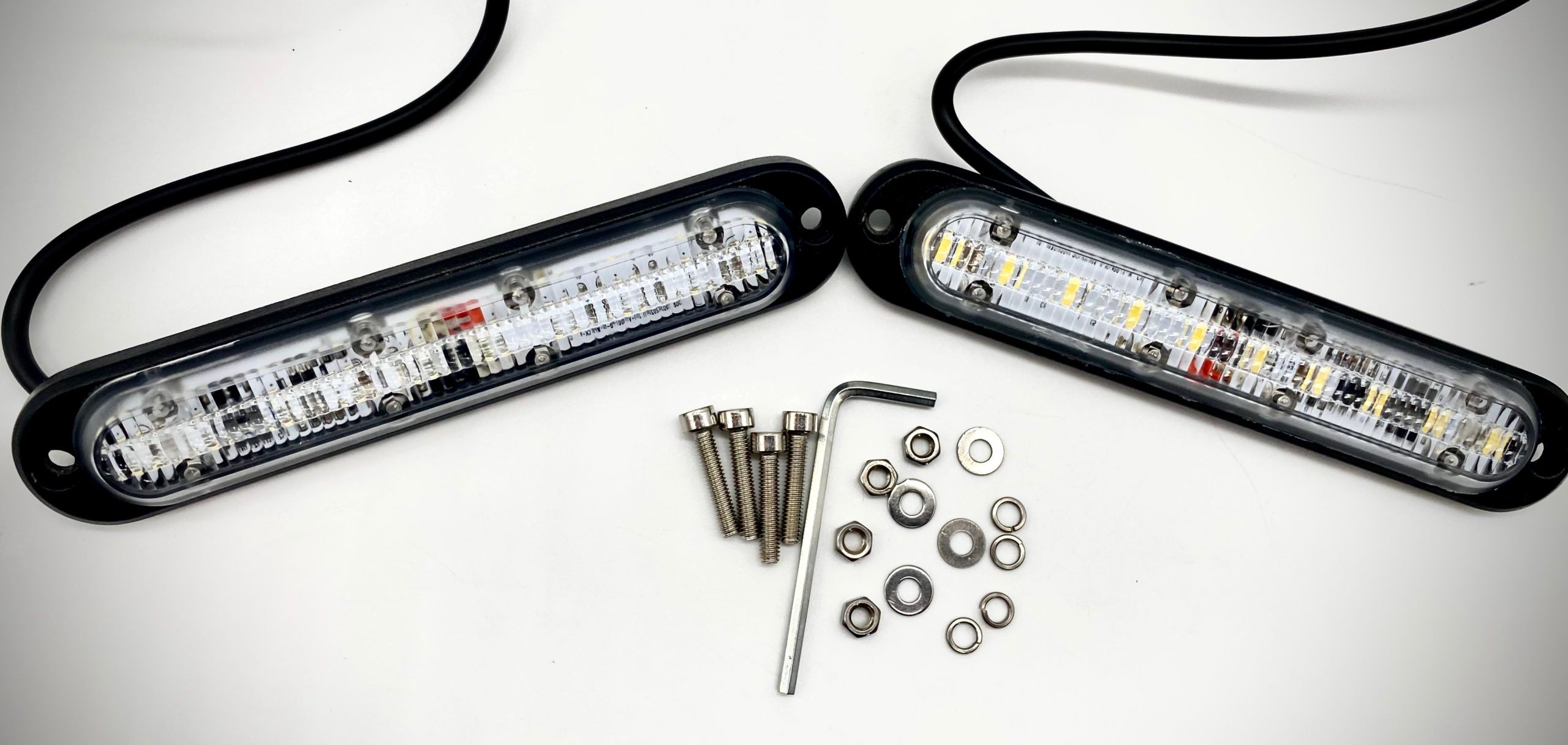 Code 4 LED Flush Mount Light Bars (C4-FLM-6) - 6" Clear -1