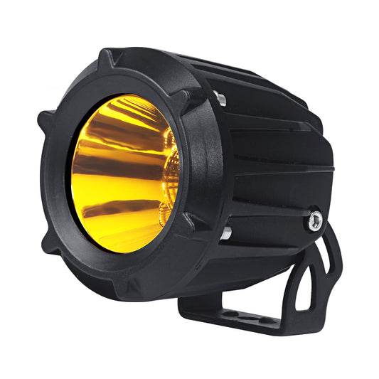 Code 4 LED 4 inch 35 watt Spot Pod Light (C4-EXP35-CA) - Amber Round