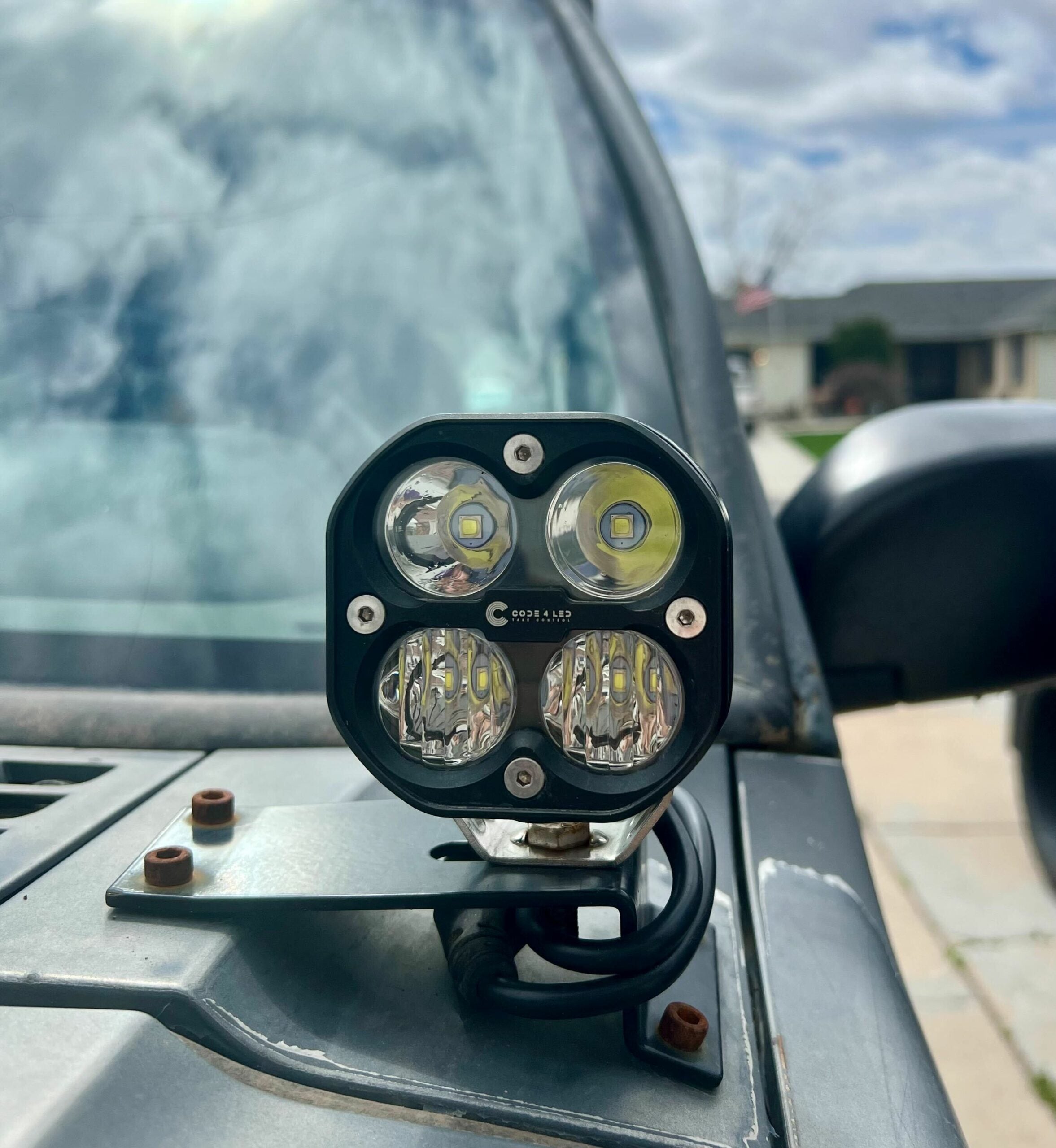 Code 4 LED PK40 Pod Light - Amber -2
