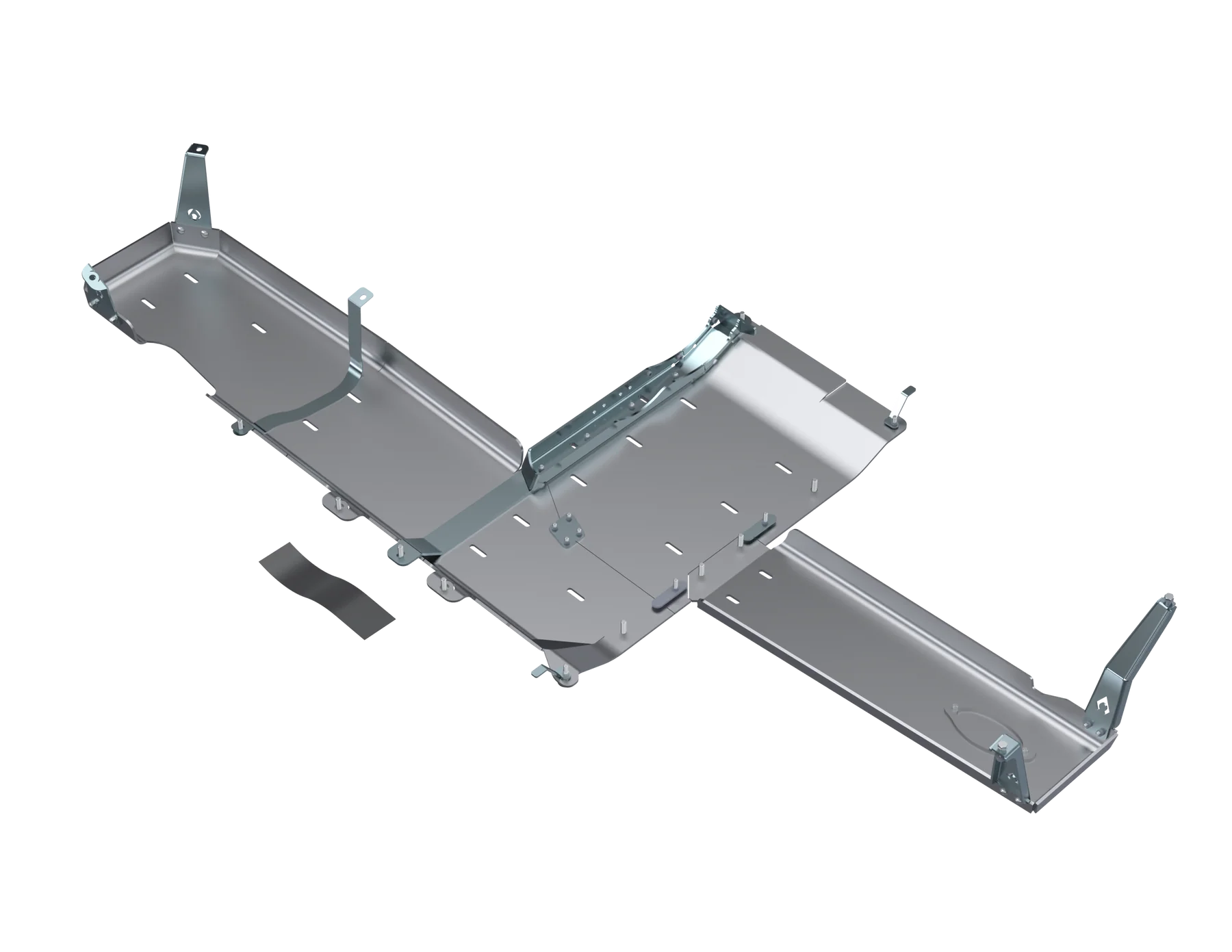 JLU Full Bellypan With Oil Door - 4 door 2.0L ALUMINUM 2018+