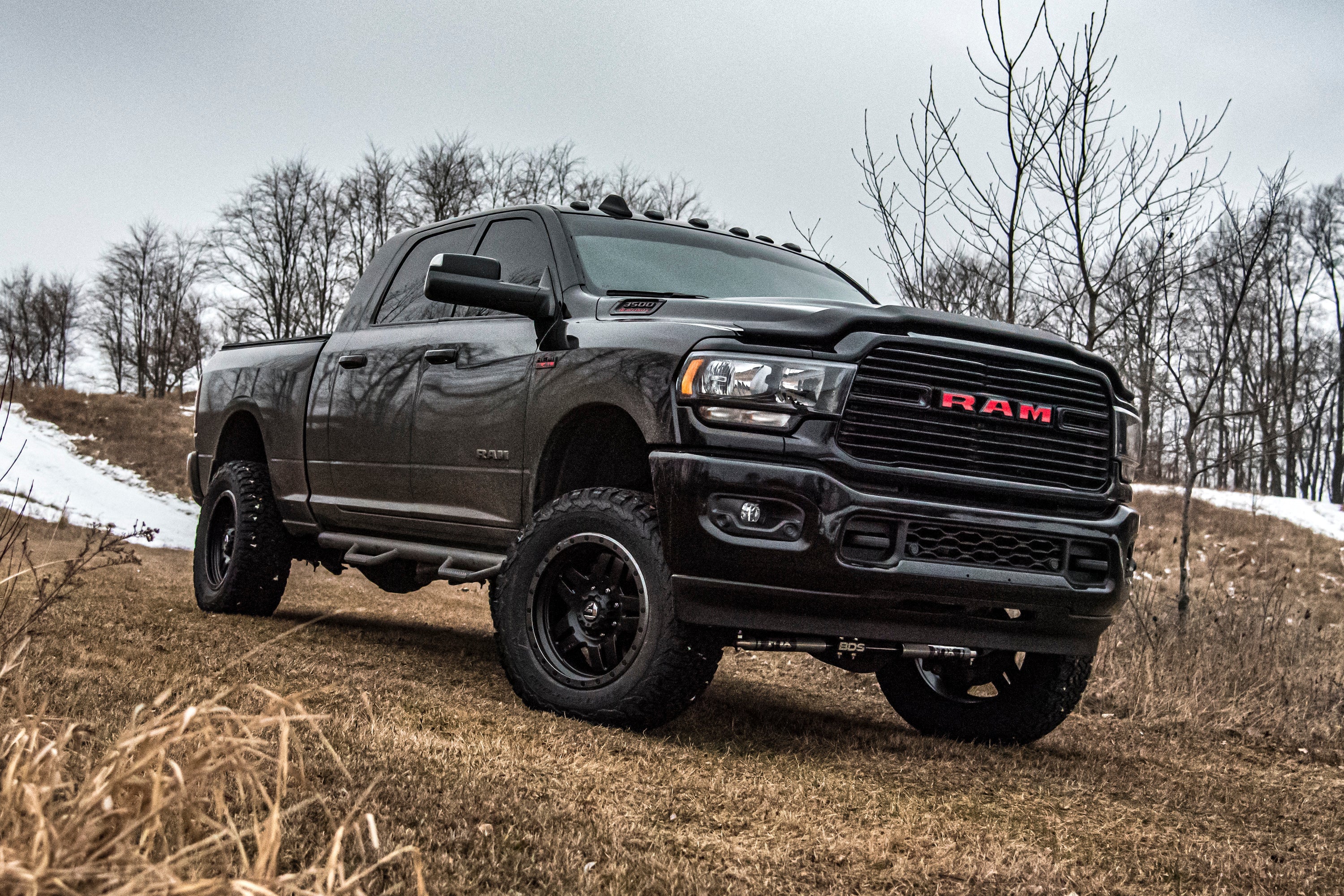 4 Inch Lift Kit w/ Radius Arm | 3 Inch Rear Block | Ram 3500 (19-24) 4WD | Diesel -2