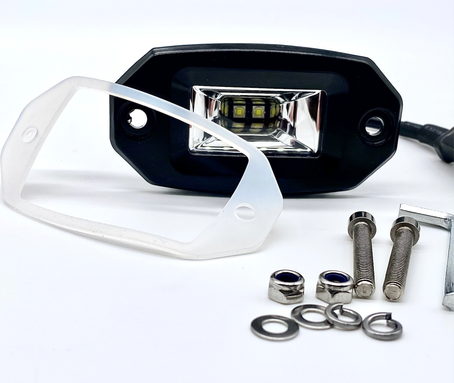 Code 4 LED 2 inch 20 watt Pod Lights (C4-S-0220-SC-FM) - Flush Mount Clear -1