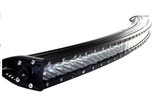 Code 4 LED Supply Clear Single Row Curved Light Bars - 42 inch 200 watt