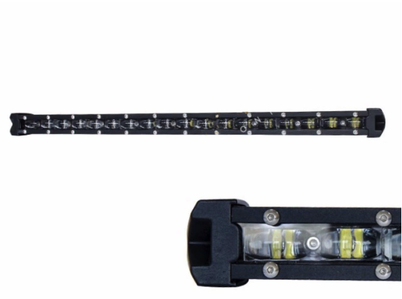 Code 4 LED Supply Clear Super Slim Single Row Light bars - 13 inch 60 watt