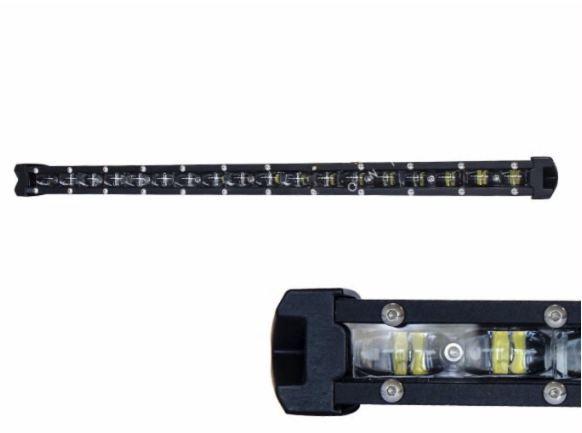 Code 4 LED Supply Clear Super Slim Single Row Light bars - 25 inch 120 watt