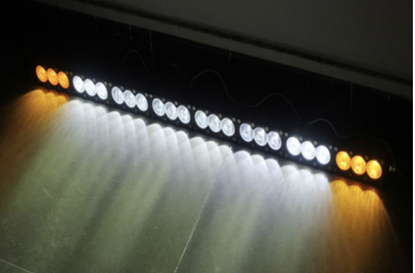 Code 4 LED Supply Amber and White Light bars - 44 inch 210 watt