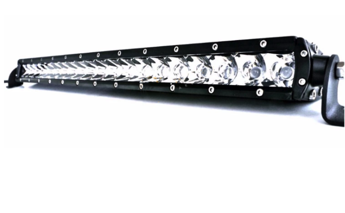 Code 4 LED Supply Clear Single Row Light Bars - 26 inch 120 watt -1