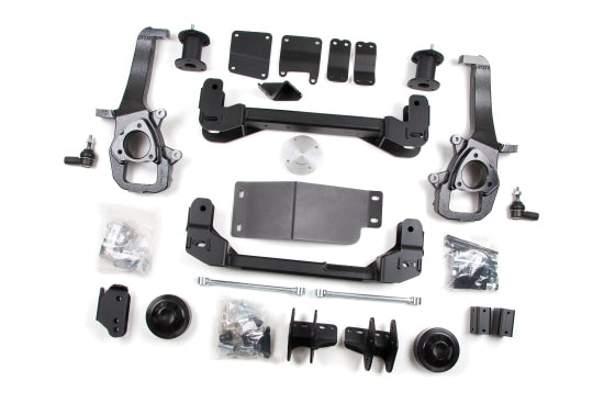 Zone Offroad Suspension for 09-11 Dodge Ram 1500 4" *2" Rear Spacer w/Shocks