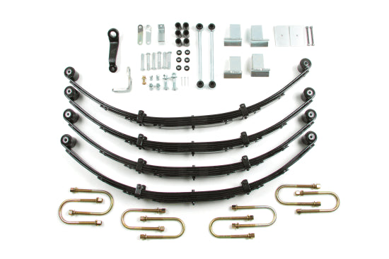Zone Offroad 4" Suspension System for 87-95 Jeep Wrangler YJ