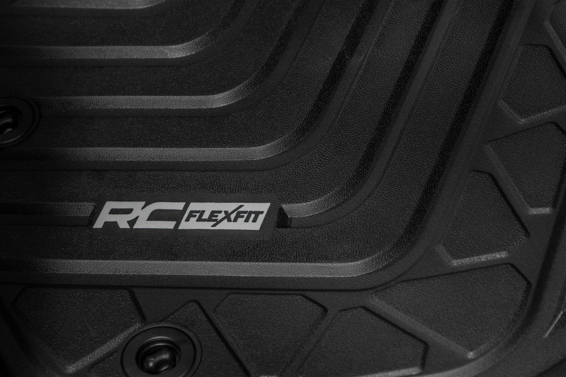 Rough Country Flex-Fit Floor Mats Front for Toyota Tacoma 16-23 FF-7121