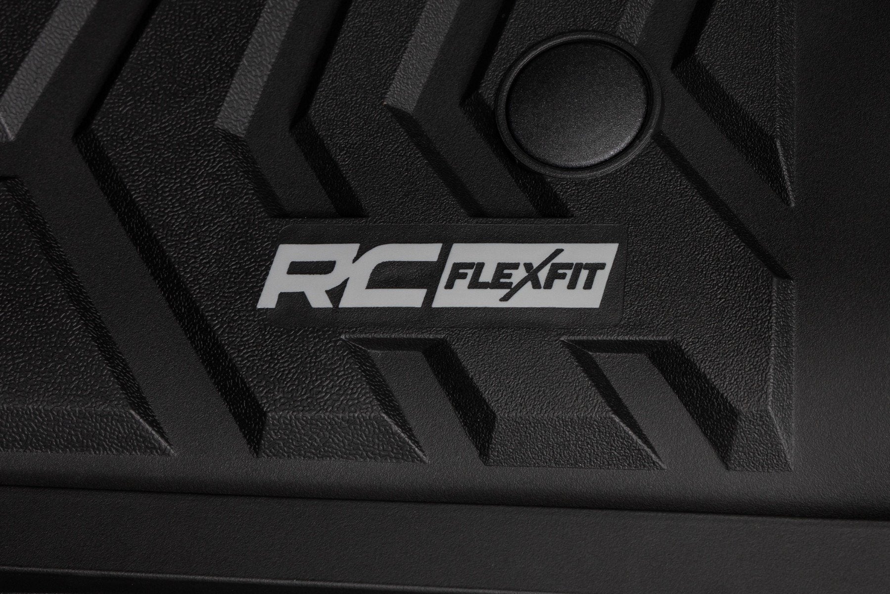 Rough Country Flex-Fit Floor Mats Front for Ford F250/F350 Super Duty 17-25 FF-5171