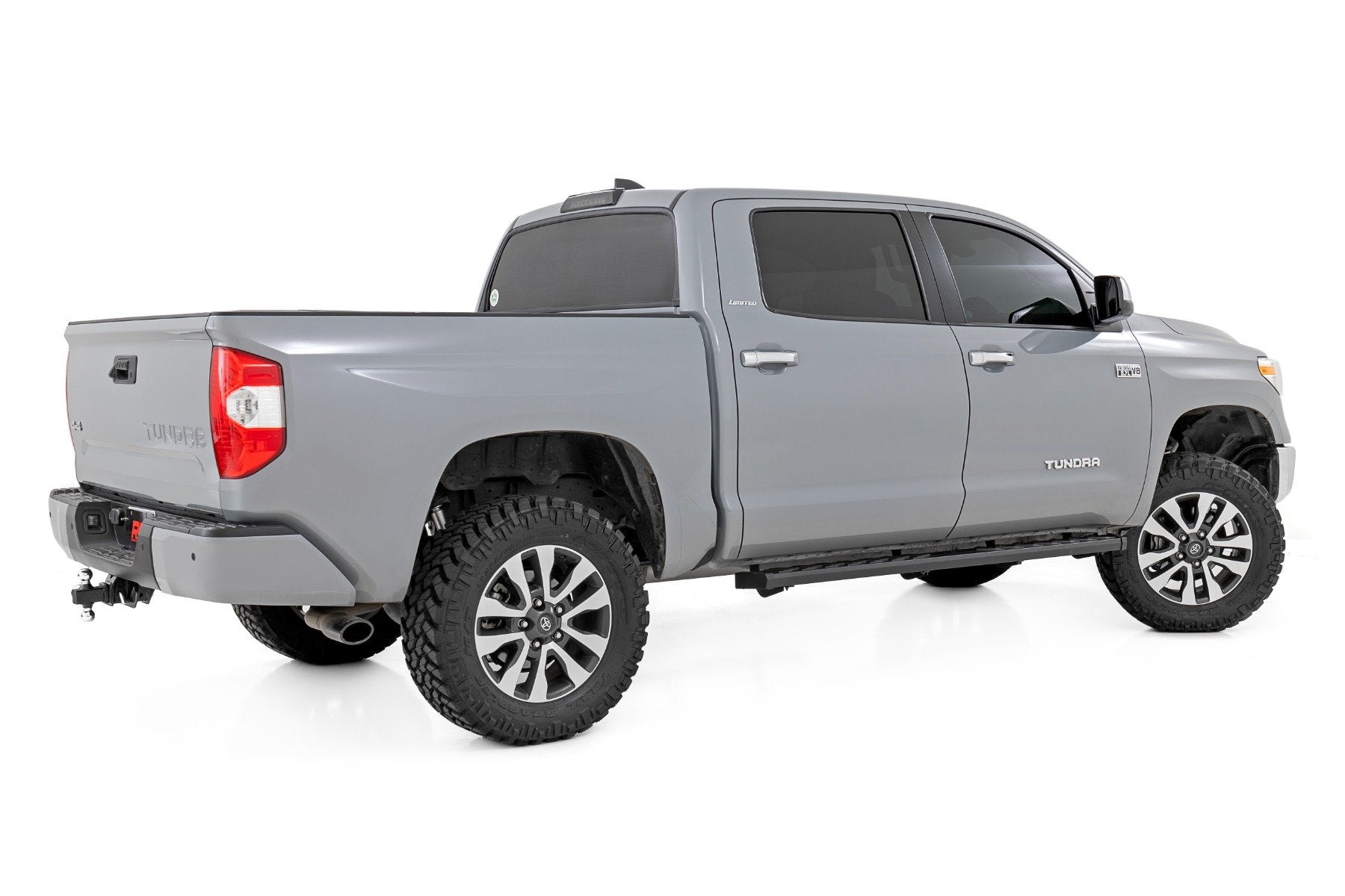 Rough Country BA2 Running Boards Side Step Bars Crew Cab for Toyota Tundra 07-21 41005A