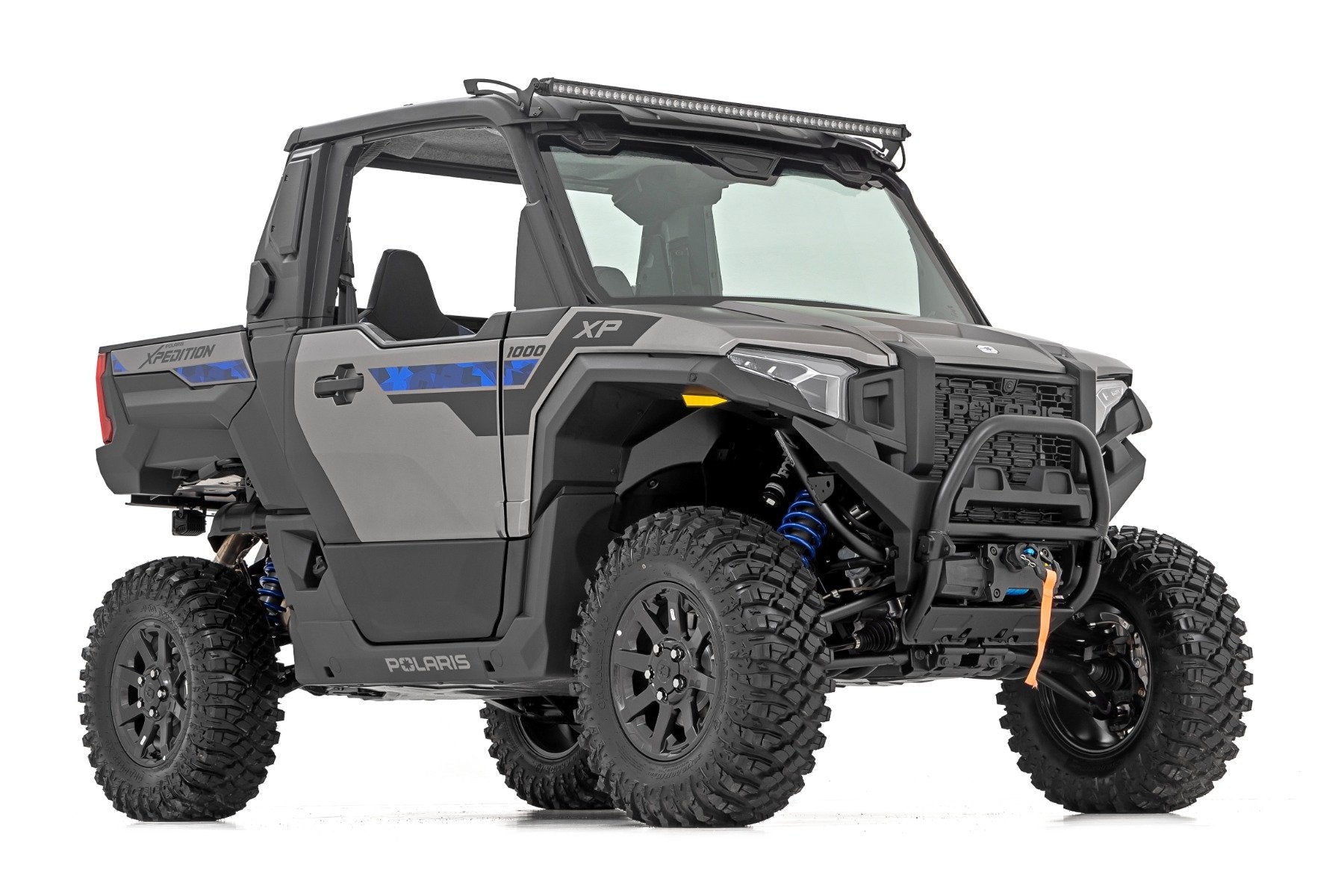 Rough Country 50" Single Row Light Mount Black Series Polaris Xpedition ADV-5 93192