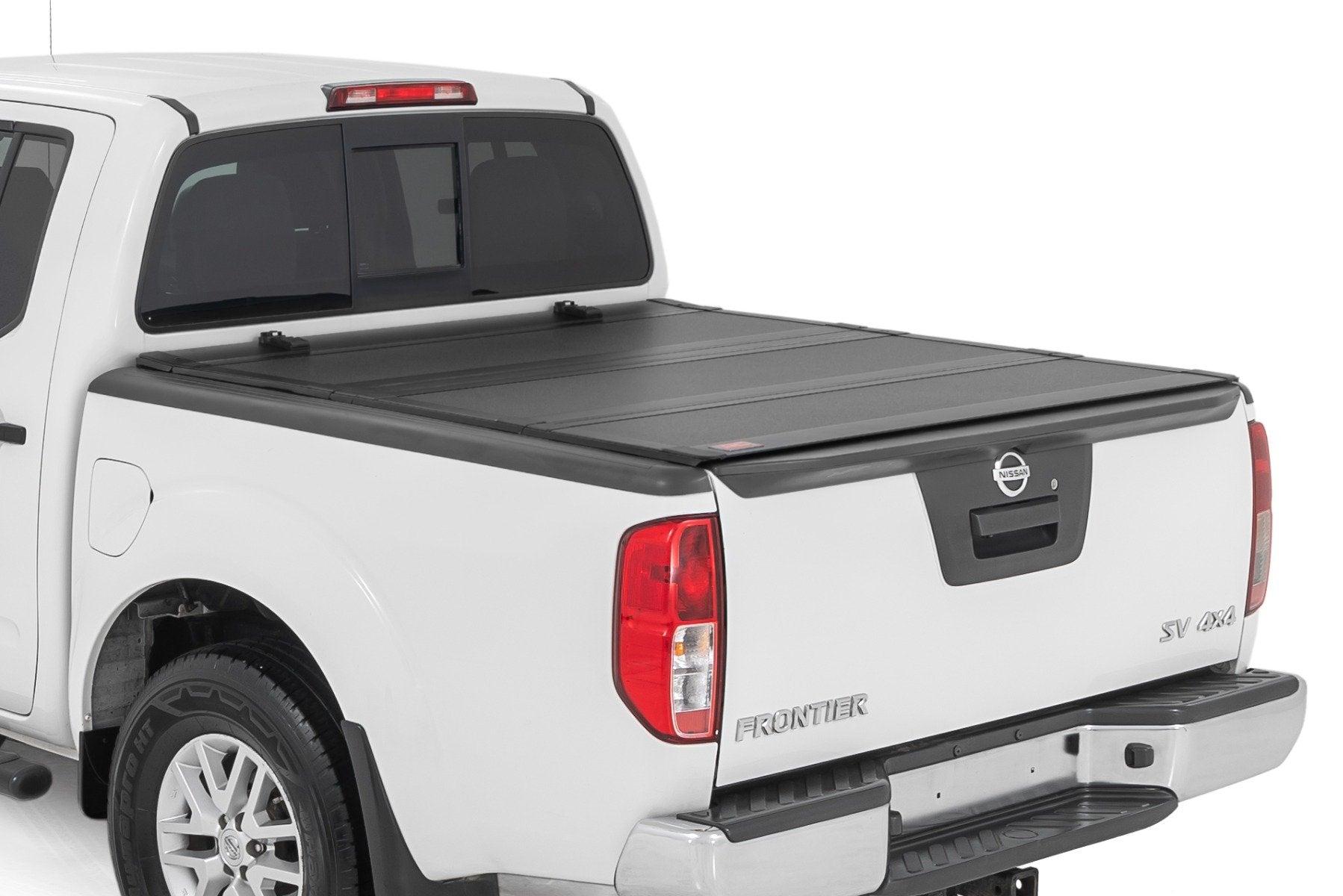 Rough Country Hard Tri-Fold Flip Up Bed Cover 5' Bed Nissan Frontier 05-21 49520501