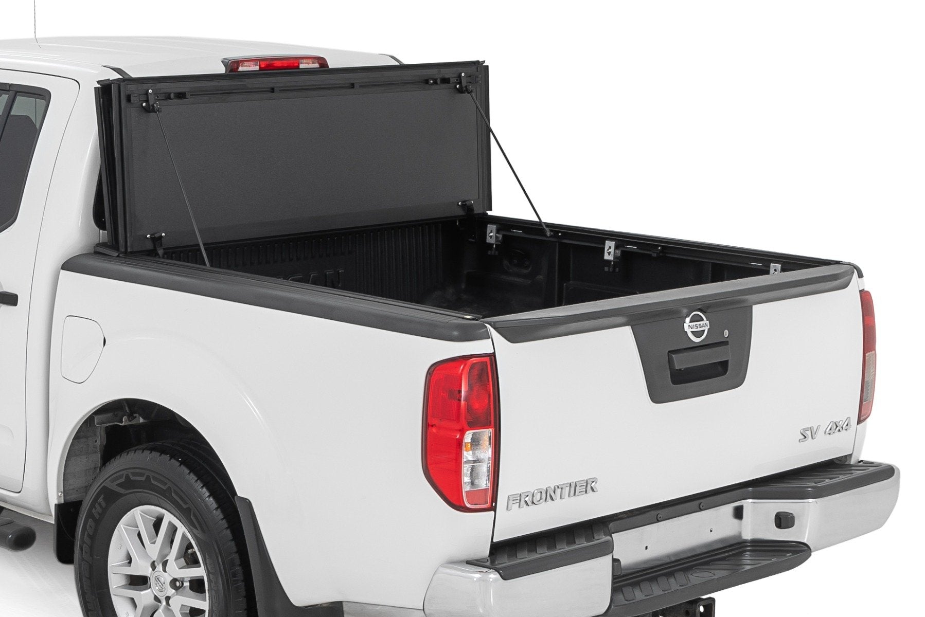 Rough Country Hard Tri-Fold Flip Up Bed Cover 5' Bed Nissan Frontier 05-21 49520501