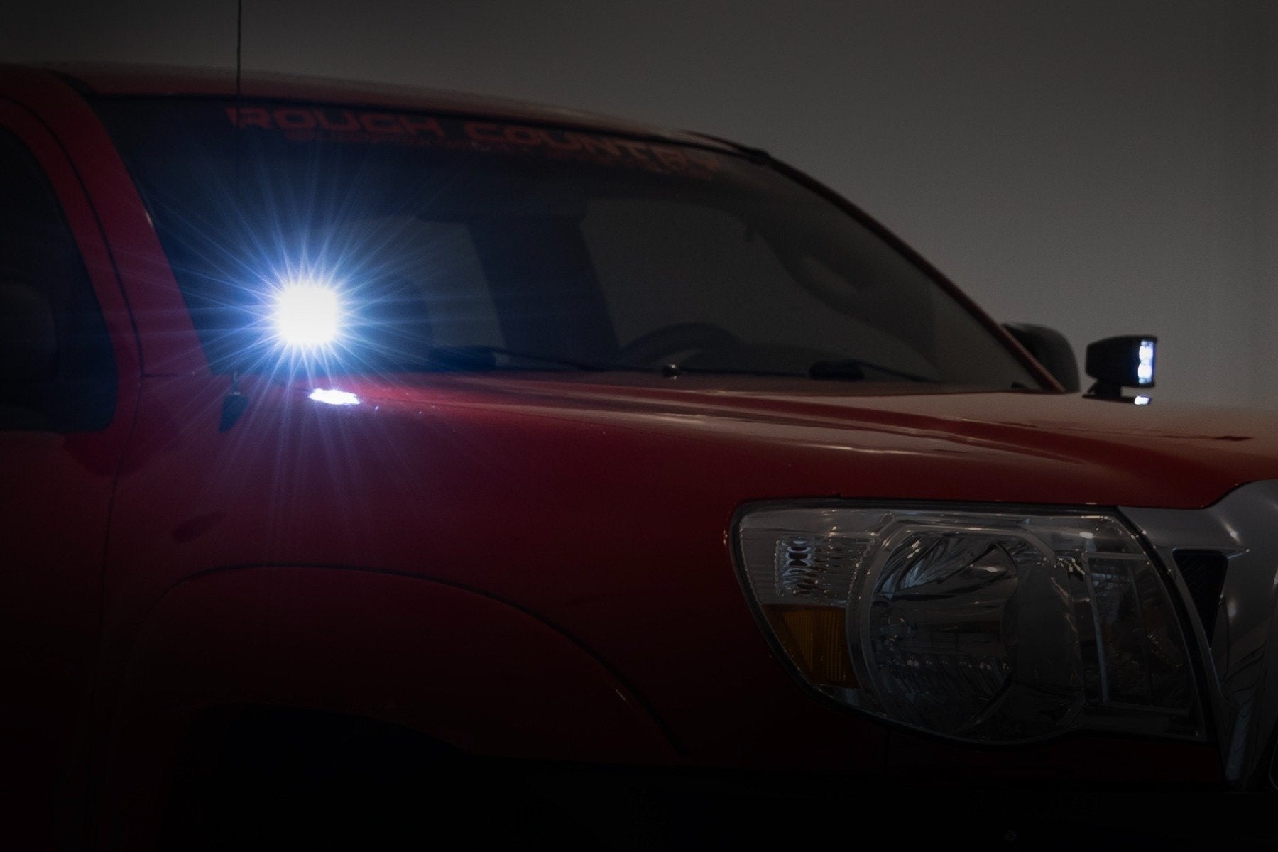 Rough Country LED Ditch Lights 3" OSRAM Wide Toyota Tacoma 05-15 71091
