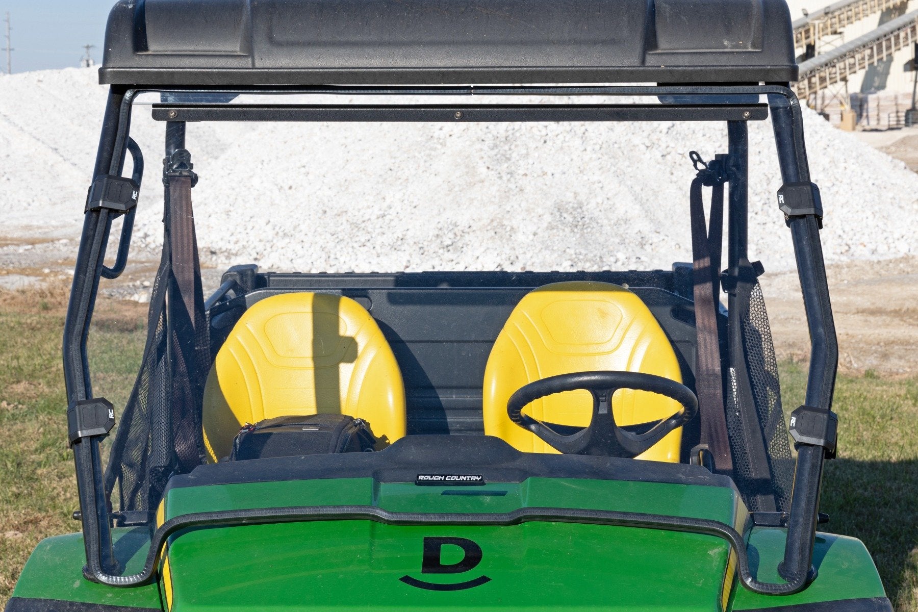 Rough Country Full Windshield Scratch Resistant John Deere Gator 11-17 98122270