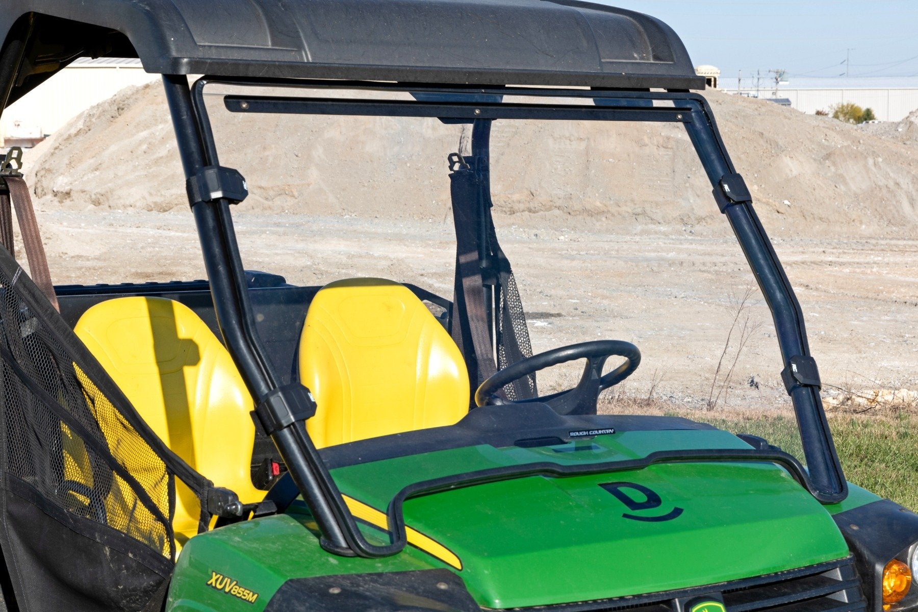 Rough Country Full Windshield Scratch Resistant John Deere Gator 11-17 98122270