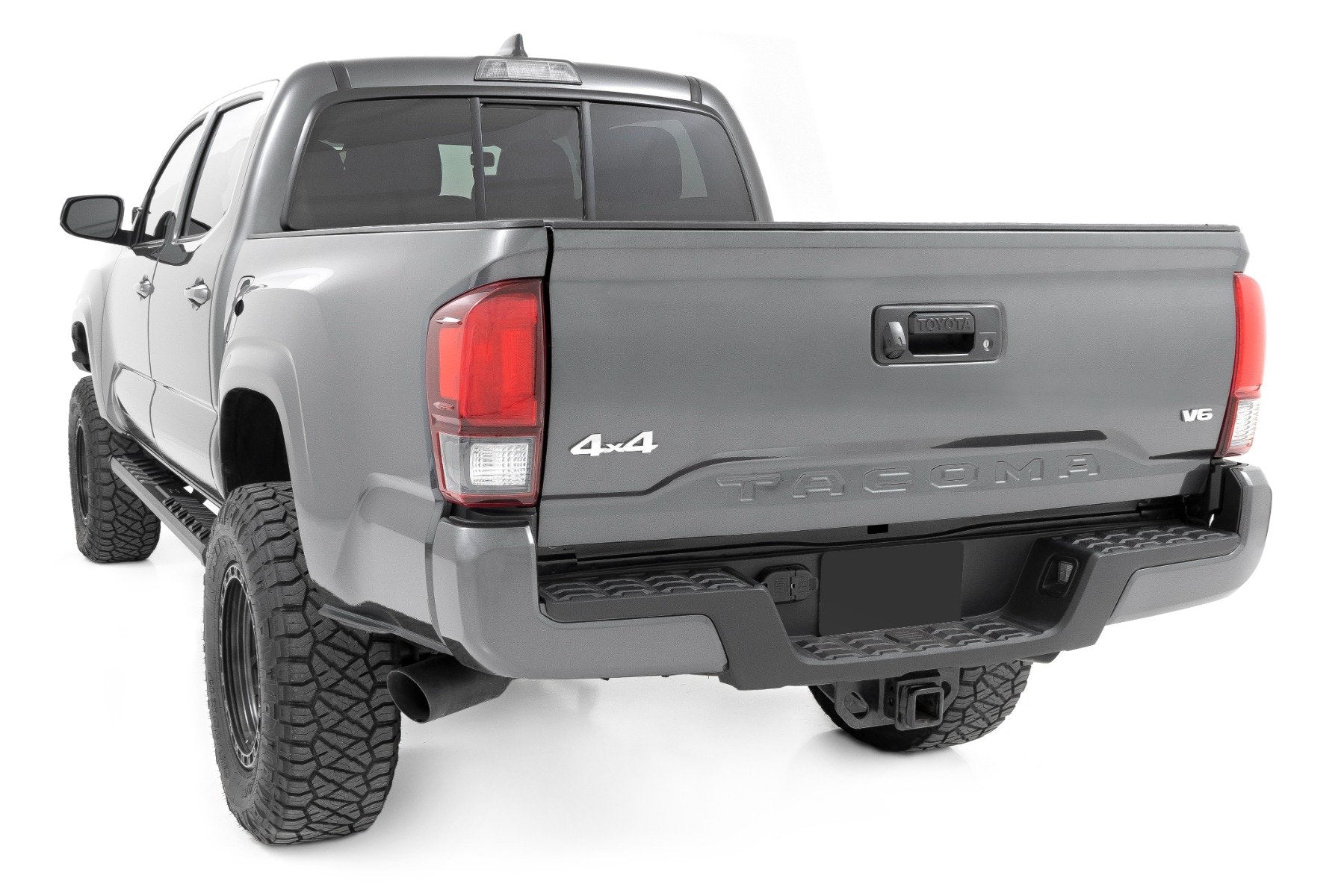 Rough Country BA2 Running Boards Side Steps Double Cab for Toyota Tacoma 05-23 41009A