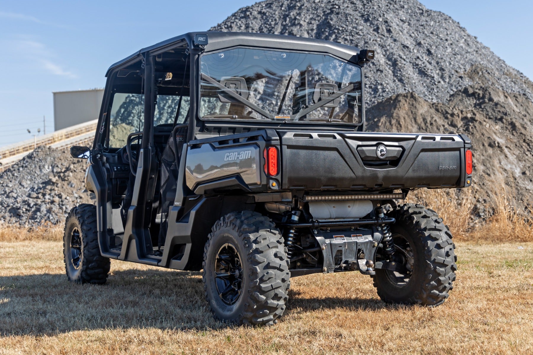Rough Country Rear Cab Panel Scratch Resistant Can-Am Defender HD 8/HD 9/HD 10 98162032A