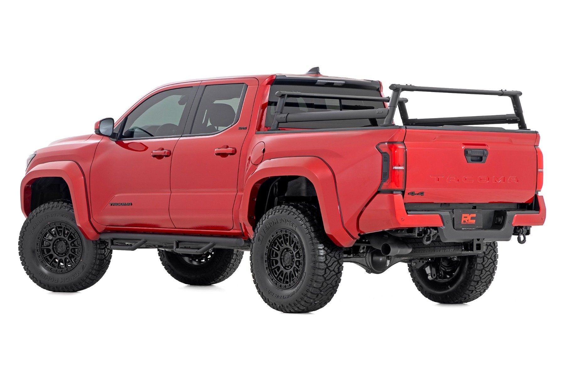 Rough Country Nerf Steps Cab Length Double Cab Toyota Tacoma 2024 RC RCT2480CC