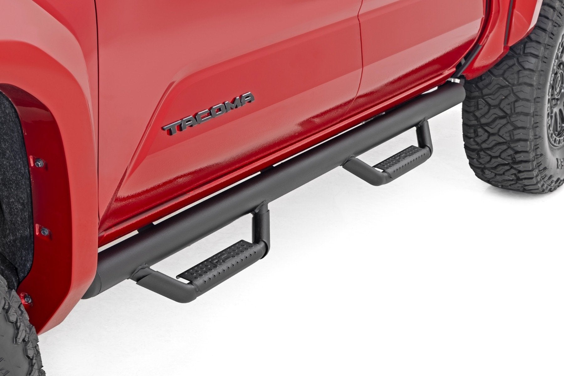 Rough Country Nerf Steps Cab Length Double Cab Toyota Tacoma 2024 RC RCT2480CC